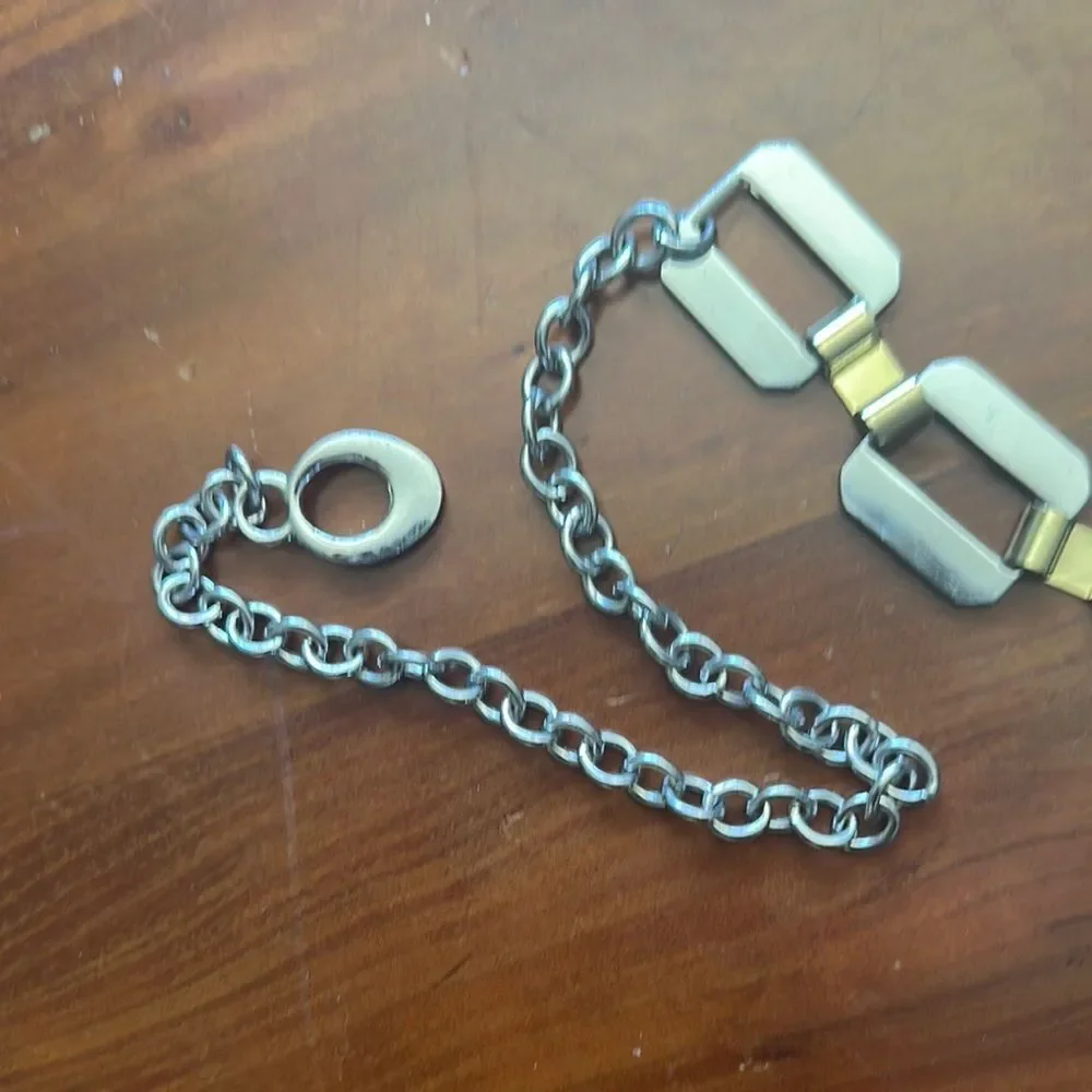 Gold and Silver Belt with Polished Finish